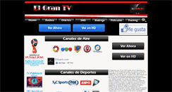 Desktop Screenshot of elgrantv.com